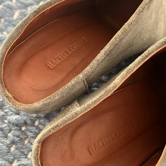 Rachel Comey Grey Suede Heeled Mule - Picture 3 of 5